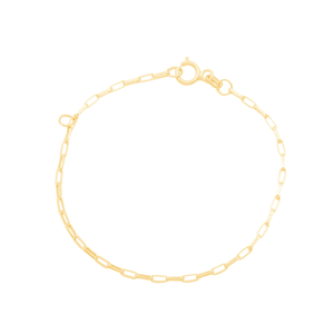 Pulseira Infantil em Ouro 18K Elos Cartier - AU11746