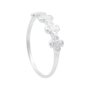 Anel em Prata 925 com Zircônias - PL17993