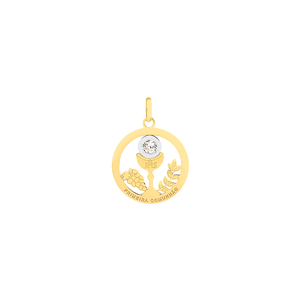 Pingente em Ouro 18K Primeira Comunhão - AU11909