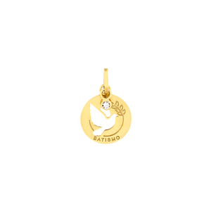 Pingente em Ouro 18K Batismo - AU11912