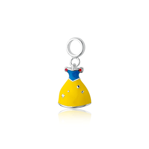 Berloque Moments em Prata 925 Vestido Branca de Neve - PL18410