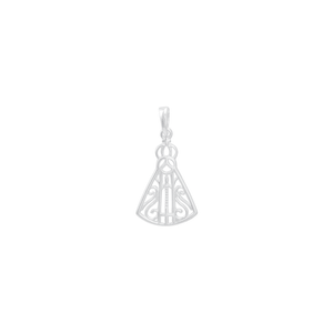 Pingente em Prata 925 Nossa Senhora Aparecida - PL18403