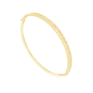 Bracelete em Ouro 18K Linha Tricot com Diamantes - AU12247