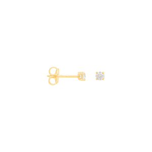 Brinco em Ouro 18K Ponto de Luz 2,6MM - AU12410
