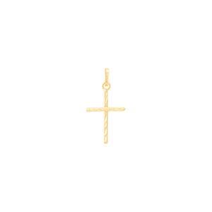 Pingente em Ouro 18K Cruz Diamantada - AU12426