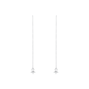 Brinco em Prata 925 Fio com Estrela - PL18262
