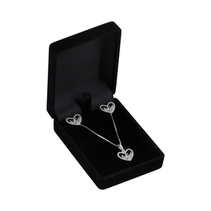 Conjunto em Prata 925 Coração - PL18780