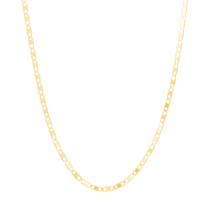 Corrente em Ouro 18K Piastrine 60CM - AU12445