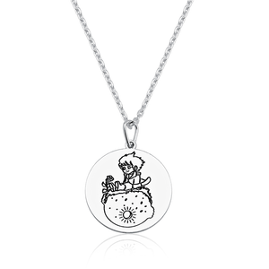 Colar em Prata 925 Pequeno Princípe - PL18933
