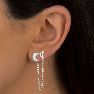 Brinco em Prata 925 Ear Line Luas - PL19100