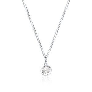 Colar em Prata 925 Ponto de Luz - PL19175