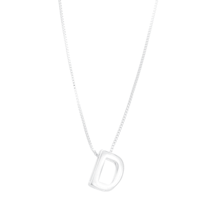 Colar em Prata 925 com a Letra D - PL19180