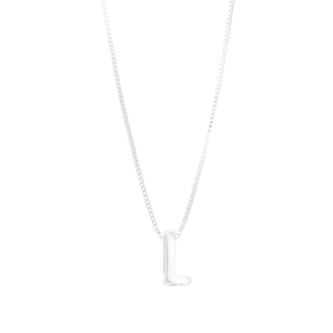 Colar em Prata 925 com a Letra L - PL19244