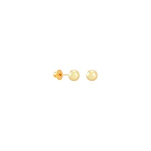 Brinco Infantil em Ouro 18K Bolinha 3MM - AU1022