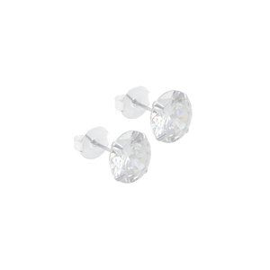 Brinco em Prata 925 Ponto de Luz 12MM - PL19606
