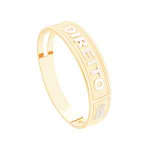 Anel de Formatura em Ouro 18K Personalizado Direito - AU12624