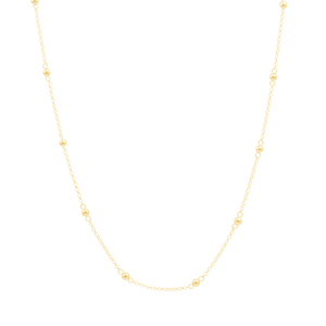 Colar em Ouro 18K Bolinhas - AU12651