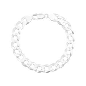 Pulseira Masculina em Prata 925 Elos Grumet - PL19694