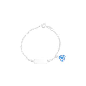 Pulseira Infantil em Prata 925 Plaquinha com Carro - PL19692