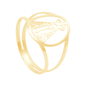 Anel em Ouro 18K Nossa Senhora Aparecida - AU12692