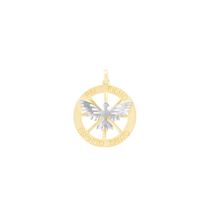 Pingente em Ouro 18K Divino Espírito Santo - AU12722