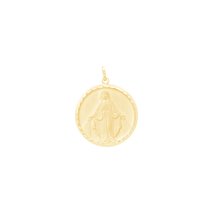 Pingente em Ouro 18K Nossa Senhora das Graças - AU12734