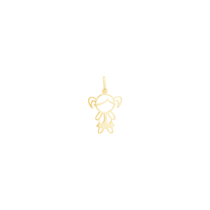Pingente em Ouro 18K Menina - AU12771