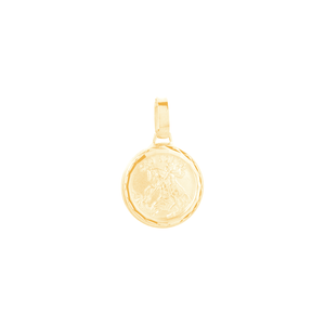 Pingente em Ouro 18K Medalha São Jorge - AU12804