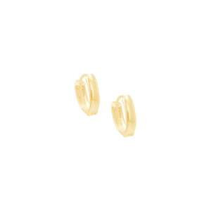 Brinco em Ouro 18K Argola Oval - AU12920