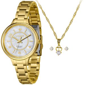 Kit Relógio Feminino Lince Funny - LRGH207L38 K09CB2KX
