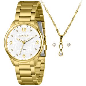 Kit Relógio Feminino Lince Dress - LRGH208L40 K09LS2KX