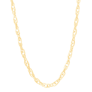 Corrente em Ouro 18K Elos Duplos 60CM - AU13160