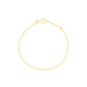 Pulseira Infantil em Ouro Elos Grumet - AU13186