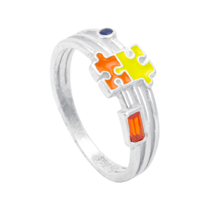 Anel TEA com Zircônias em Prata 925 - PL20532