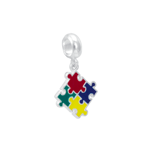 Berloque Moments em Prata 925 Quebra Cabeça Autismo - PL20501