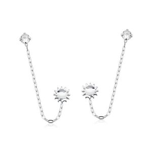 Brinco em Prata 925 Ear Line Sol - PL20609