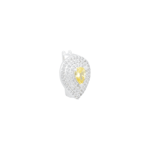 Pingente Moments Click em Prata 925 Gota com Zircônias - PL21173