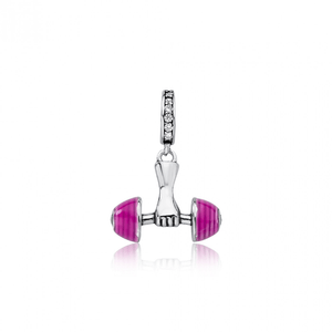 Berloque Moments em Prata 925 Halter Rosa - PL21356