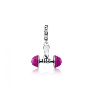 Berloque Moments em Prata 925 Halter Rosa - PL21356