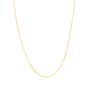 Corrente Elos Bailarina 45CM em Ouro 18K - AU13395