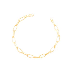 Pulseira Masculina Elos Carier em Ouro 18K - AU13440