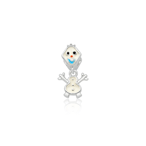 Berloque Moments Infantil Boneco de Neve Olaf em Prata 925 - PL21838