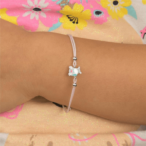 Pulseira Infantil Hipopótamo em Prata 925 - PL21862