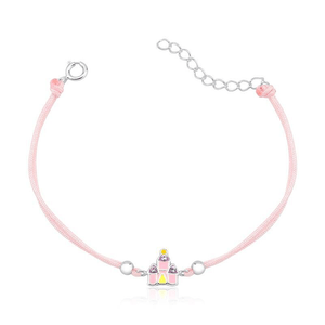 Pulseira Infantil Castelo em Prata 925 - PL21859