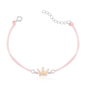 Pulseira Infantil Coroa em Prata 925 - PL21863