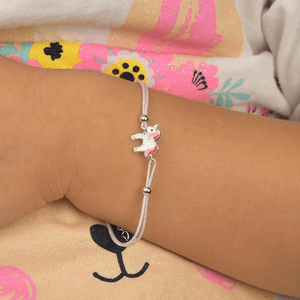 Pulseira Infantil Unicórnio em Prata 925 - PL21858