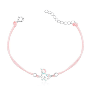 Pulseira Infantil Unicórnio em Prata 925 - PL21856