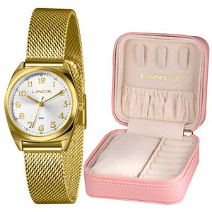 Relógio Feminino Lince + Porta Joias - LRGH221L30 S2KX