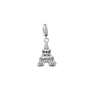 Berloque Moments Torre Eiffel com Zircônias em Prata 925 - PL21935