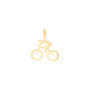 Pingente Ciclista em Ouro 18K - AU13533